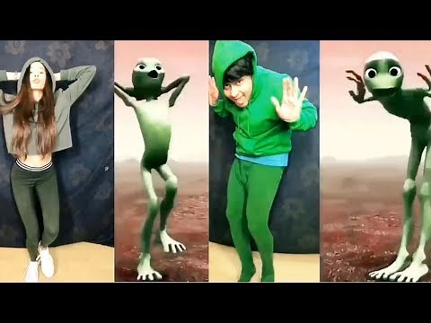 Dame tu Cosita - Alien Dance Musically tiktok | Awez, Mr. Mnv and More