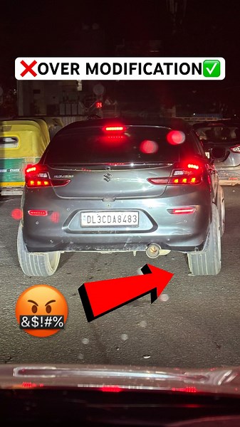 ❌BALENO OVER MODIFICATION🤬✅#shorts #shortsfeed #ytshorts #viral #baleno