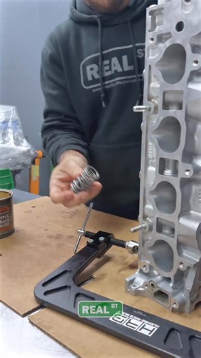 K-series valvetrain install using @hughesracebuilt universal valve spring compressor tool. We have these in stock and ready to ship. Contact us to order yours. 👉 Realstreetperformance.com 👈 📞 Call: (407) 695-7223 📲 Text / Whatsapp: 407-724-2484 📧 Sales@realstreetperformance.com 📍 120 Maritime Dr. Sanford, FL 32771 #realstreet #realstreetperformance #realst #hrb #hrbtools | Real Street