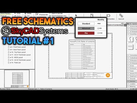 How I Create Electrical Schematics For Free Using SkyCAD: Tutorial 1