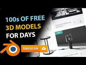 hundreds of free realistic models for blender for you to download