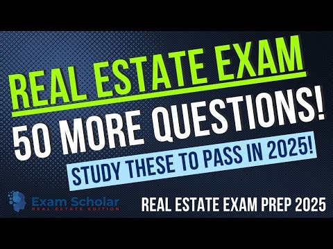 🚀🏡🔥Real Estate Practice Exam - 50 Questions To Pass!