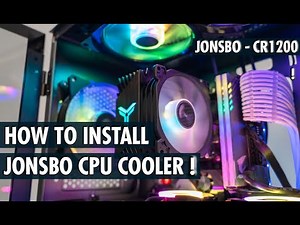 How to Install Jonsbo CR-1200 | Best Budget CPU Cooler