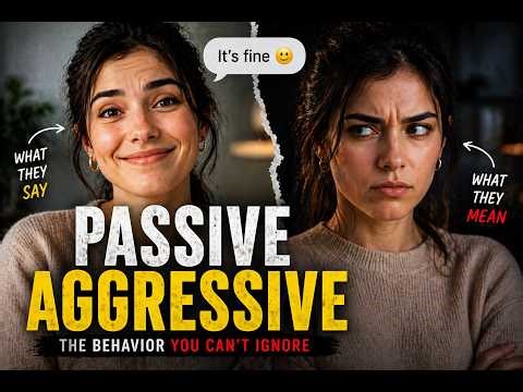 How Passive Aggressive People Manipulate You (Without You Noticing)