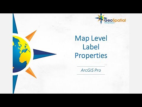Map Level Label Properties (ArcGIS Pro)