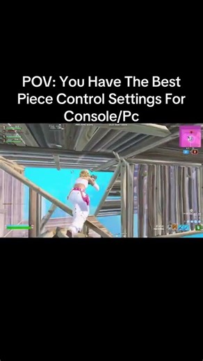 Best piece control settings for pc/console #fortnite #fortniteclips #prosettings #fortniteshorts