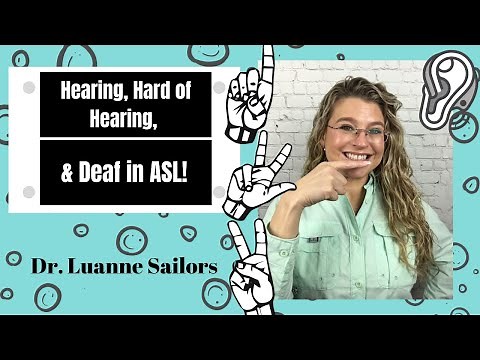 How to Sign: Hearing, Hard of Hearing, & Deaf in ASL! +Sign Language Tutorial // SIGN TRIBE Academy