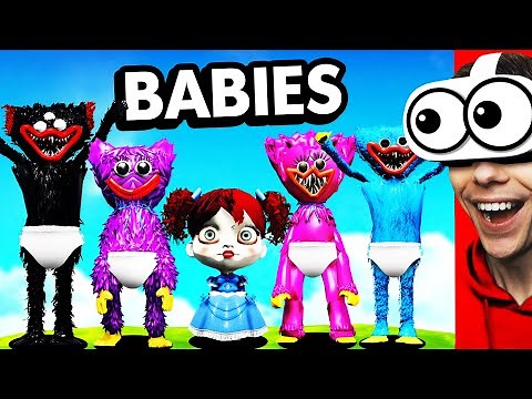 Creating BABY MONSTERS From POPPY PLAYTIME (Rick and Morty VR)
