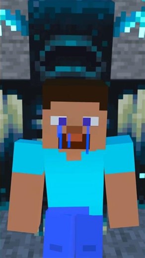 Steve cried. Alex made a scary cave! #minecraftanimation