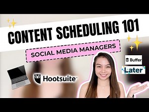 Content Scheduling 101 for Social Media Managers | Content Scheduling Tools [CC English Subtitle]