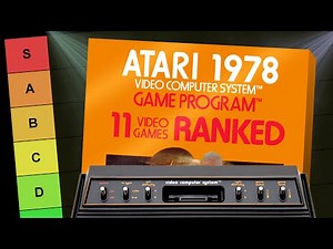 Atari 1978 ULTIMATE Atari 2600 Tier List - ALL '78 VCS GAMES RANKED