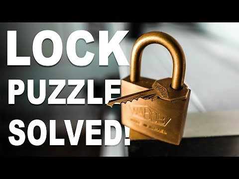 Solving the IMPOSSIBLE Lock Puzzle!!