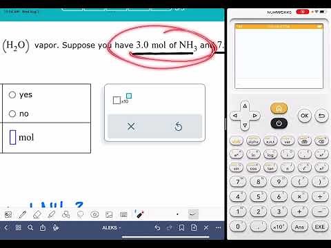 ALEKS: Solving moles-to-moles limiting reactant problems