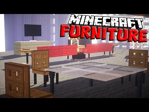 Furniture in Vanilla Minecraft - Minecraft Furniture - No Mods! (Minecraft Only One Command)