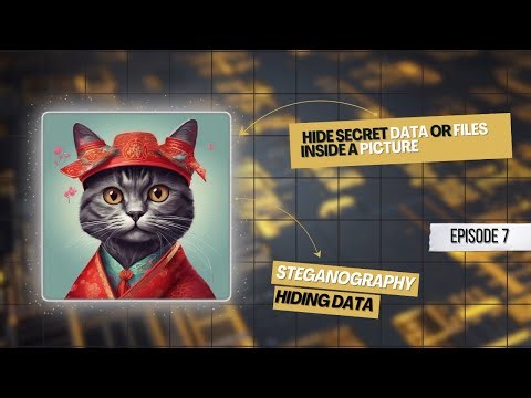Hide Secret Data 010101 or Files Inside a Picture : Episode 7