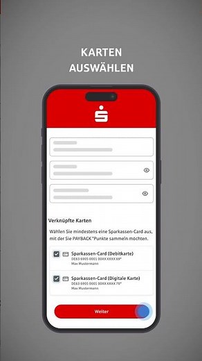 Link your Sparkasse card (debit card) to PAYBACK #PAYBACK #Sparkasse #PointsMillionaire
