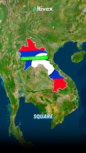 Laos 🇱🇦 is a landlocked Southeast Asian country with its capital in Vientiane. Known for the Mekong River, Buddhist temples, and UNESCO-listed Luang Prabang, it has about 7.6 million people and speaks Lao. #altivexgeo #documentary #documentaryfilm #storytelling | Altivex Geo