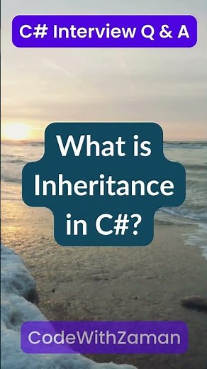 Understanding Inheritance in c# | Simple explanation for beginners | Learn OOP concepts