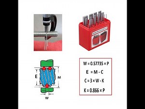 Three-Wire Method for Thread Pitch Diameter Measurement