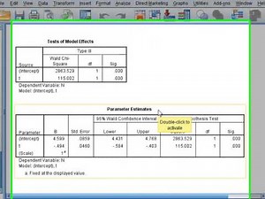 Generalised linear model (Poisson loglinear)