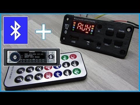 Bluetooth decoder connect to old car audio head unit upgrade