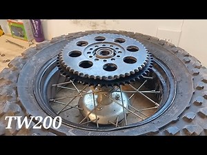 TW200 60T Rear Sprocket Swap - Yamaha TW200 Dual Sport