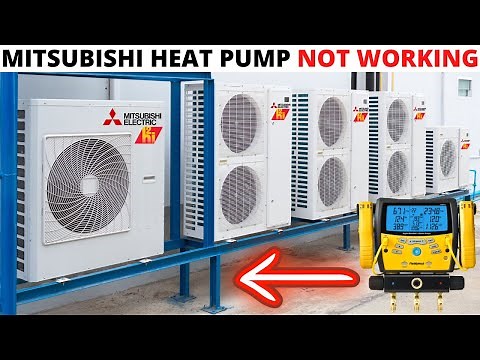 HVAC Service Call: Mitsubishi Heat Pump Not Working (No Display On Thermostat) Error Code E6