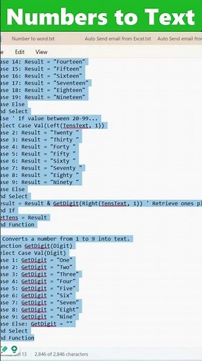 Turn Numbers into Words in Excel with Ease!