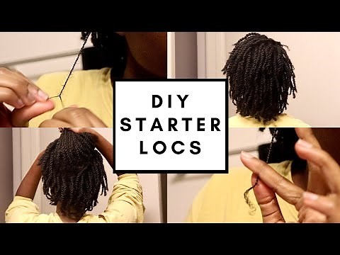 How to Start Your Own Locs at Home | Two Strand Twist Starter Locs Tutorial