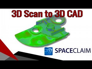3D Scan to 3D CAD using Spaceclaim