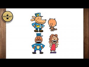 How to draw all dog man characters step by step