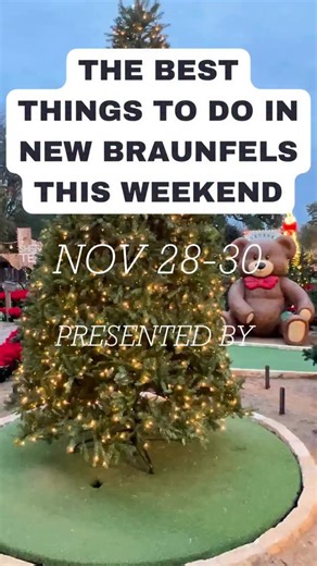 New Braunfels is packed with fun this weekend 🎉 From concerts and holiday events to family activities and local markets, there’s something for everyone. This edition is presented by our friends at The Kyle Law Firm, who’ve been looking out for our community for more than 25 years. As you’re out enjoying the holiday events, parades, lights, and festivities, just a quick reminder to stay safe this weekend — watch the roads, plan a sober ride if you need one, and look out for each other. ❤️ Check 