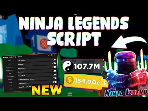 *NEW* Ninja Legends Script (PASTEBIN 2024) (COINS FARM, COLLET ALL ,CHI FARM, HOOPS FARM)