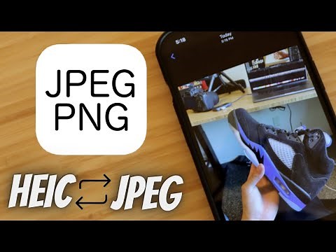 How To Convert iPhone Photos to JPEG/PNG!