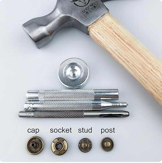 How to use leather snaps and tool kit