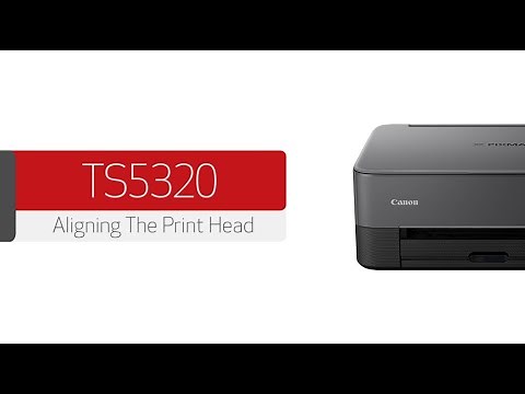 Canon PIXMA TS5320 - Aligning The Print Head