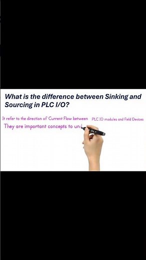 PLC Wiring: Sinking vs. Sourcing Explained #plc #factoryautomation #industrialautomation #scada