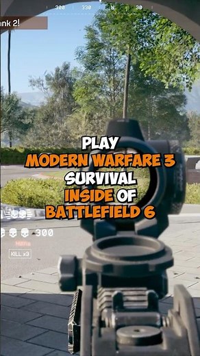 play MODERN WARFARE 3 survival in BATTLEFIELD 6