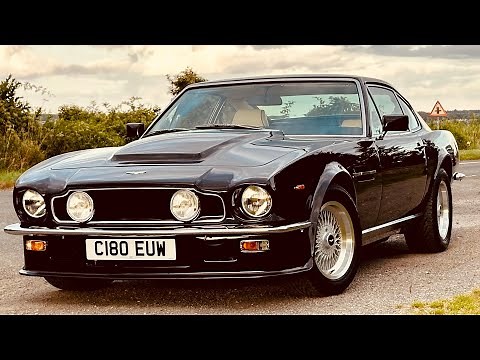 Classic Aston Martin V8 Vantage with 7.0litre conversion review. Britain's best supercar of the 80s