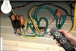 Remote Control Switch Circuit | IR Remote ON OFF Switch