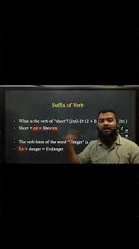 🔤 Suffix of Verb & How to Identify Verbs Easily | Master Verb Grammar with Simplified English Tips!