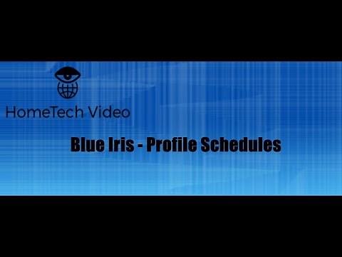 Blue Iris - Schedules