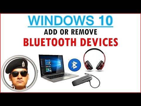 Add or Remove Bluetooth Devices in Windows 10