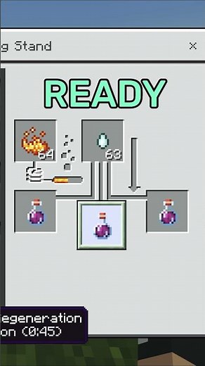 How to make a potion of Regeneration in minecraft