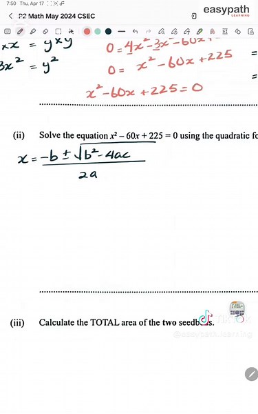 CXC Mathematics May June 2024 Paper 2, Question 2 #CSEC #Mathematics #CXC #Math2025 #School #Caribbean #Exams #MayJune #Paper2 #MathHelp #StudySmart #examstrategies #ExamTips #Exam #easypathlearning