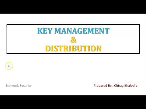 Key Management and Key Distribution in Cryptography | Key Management | Key Distribution