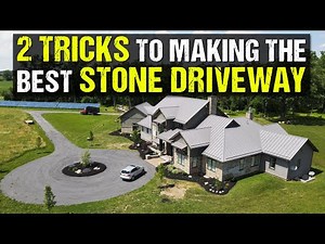 2 Tricks to Making a Long Lasting Crushed Stone Driveway