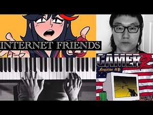 Negative XP - Internet Friends - Piano Cover w/ lyrics