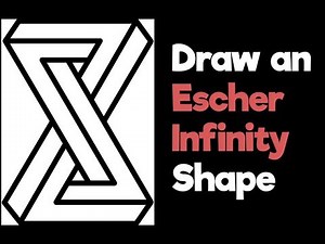 How to Draw an Impossible Shape (Escher / Infinity) Easy Step by Step Drawing