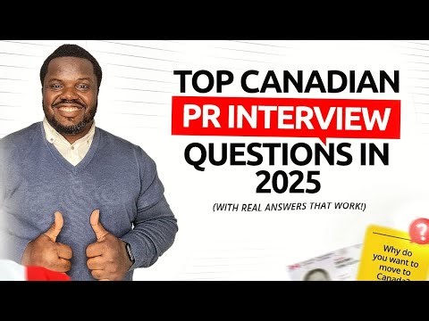 Top Canadian PR Interview Questions (With Real Answers That Work!)